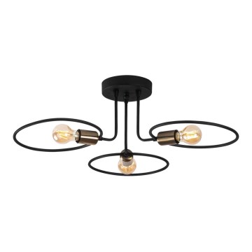 Fastsatt Ljuskrona  CIRCLE 3xE27/40W/230V
