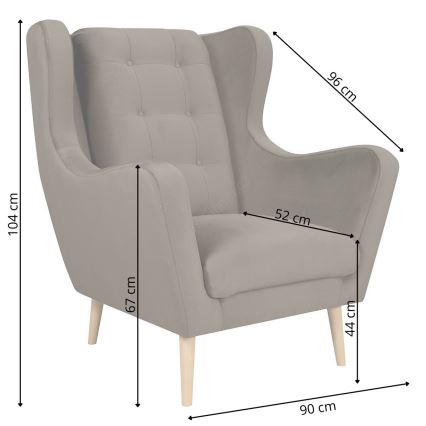 Fåtölj OMI XXL brun