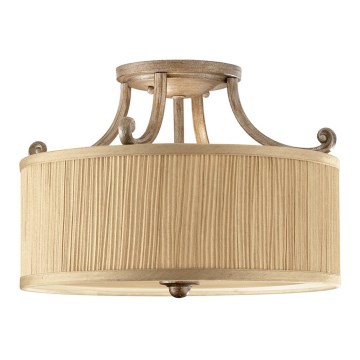 Feiss - Fäst ljuskrona ABBEY 3xE27/100W/230V beige