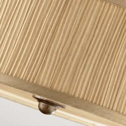Feiss - Fäst ljuskrona ABBEY 3xE27/100W/230V beige