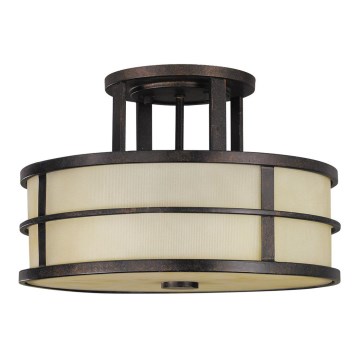 Feiss - Fäst ljuskrona FUSION 3xE27/60W/230V
