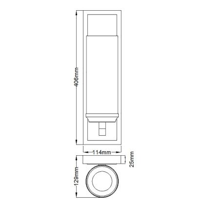 Feiss - LED Vägglampa för badrum AMALIA 1xG9/3,5W/230V IP44 skinande krom