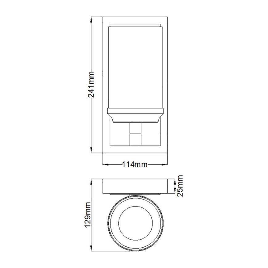 Feiss - LED Vägglampa för badrum AMALIA 1xG9/3,5W/230V IP44 skinande krom