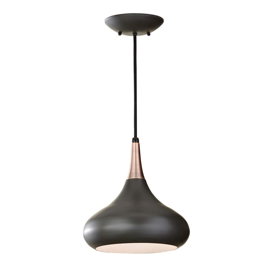 Feiss - Takpendel BESO på sladd 1xE27/60W/230V Ø 25,4 cm svart/koppar