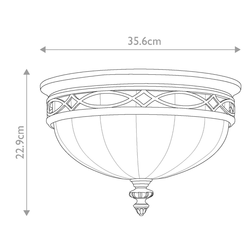 Feiss - Taklampa DRAWING ROOM 3xE27/60W/230V