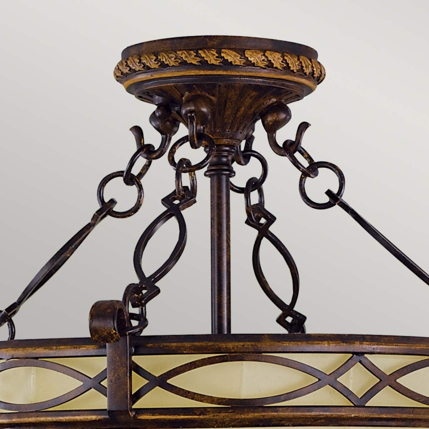 Feiss - Ytmonterad ljuskrona DRAWING ROOM 2xE27/60W/230V
