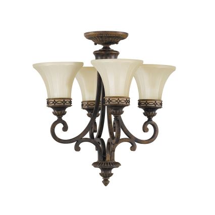 Feiss - Ljuskrona på kedja DRAWING ROOM 4xE27/60W/230V
