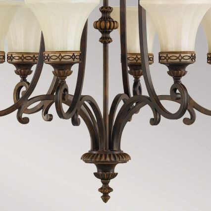 Feiss - Ljuskrona på kedja DRAWING ROOM 6xE27/60W/230V