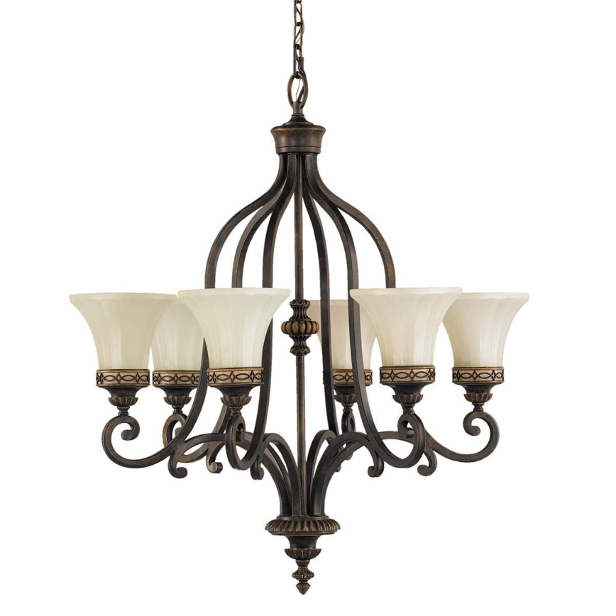 Feiss - Ljuskrona på kedja DRAWING ROOM 6xE27/60W/230V