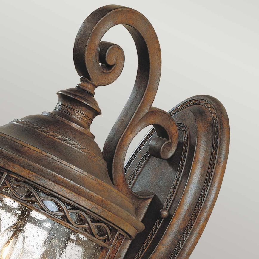 Feiss - Vägglampa för utomhusbruk ENGLISH BRIDLE 3xE14/60W/230V IP44