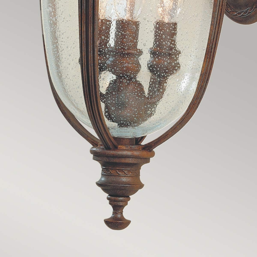 Feiss - Vägglampa för utomhusbruk ENGLISH BRIDLE 3xE14/60W/230V IP44