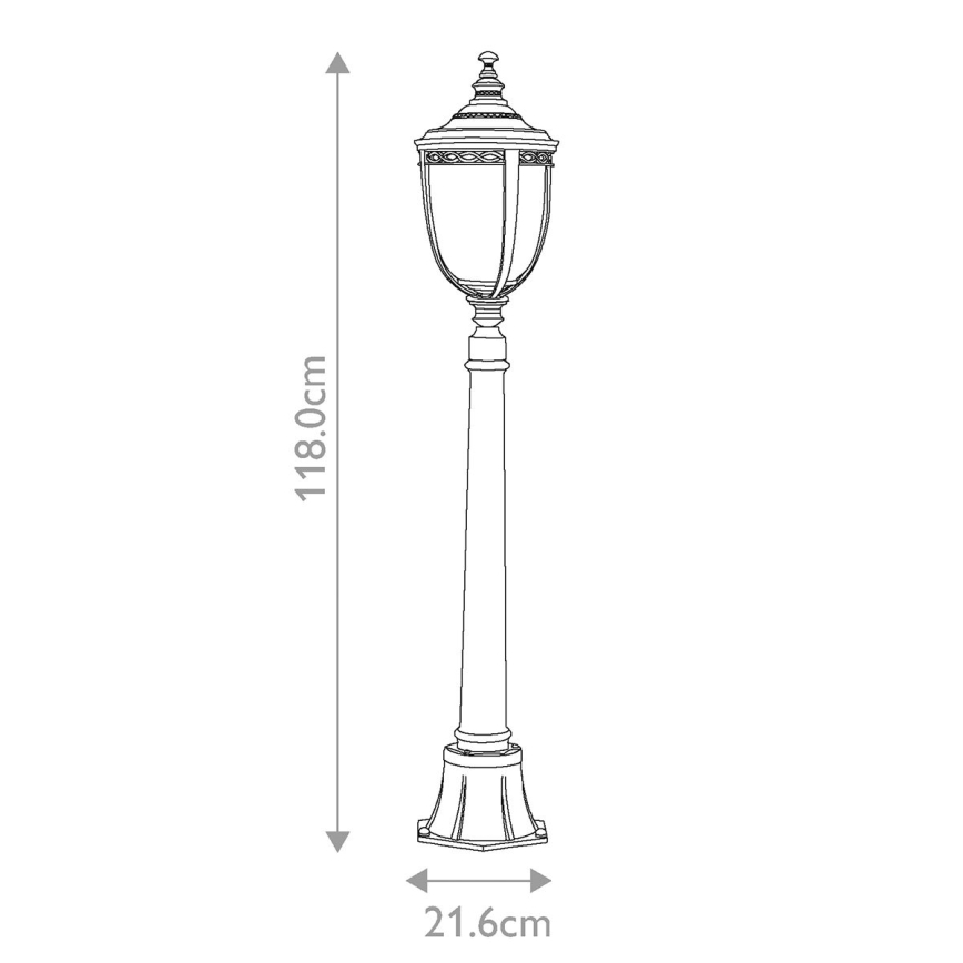 Feiss - Utomhuslampa ENGLISH BRIDLE 3xE14/60W/230V IP44