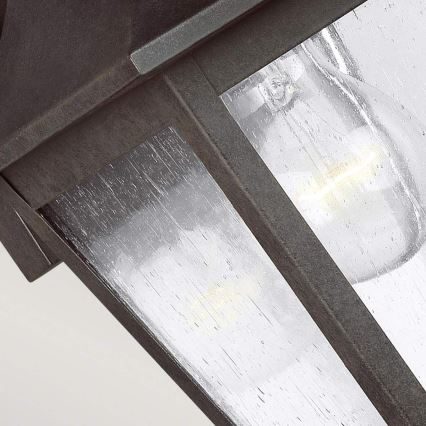 Feiss - Vägglampa för utomhusbruk GALENA 1xE27/60W/230V IP44