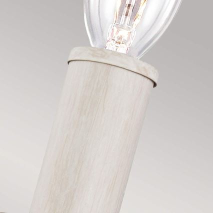 Feiss - Vägglampa HARTSVILLE 1xE14/40W/230V beige/brun