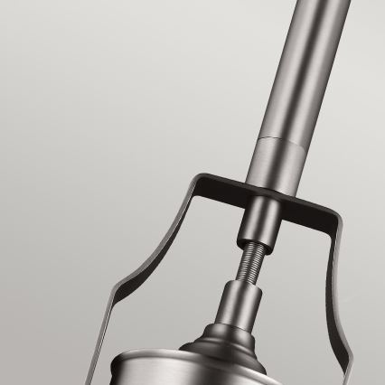 Feiss - Pendelkrona HOBSON 1xE27/60W/230V silver