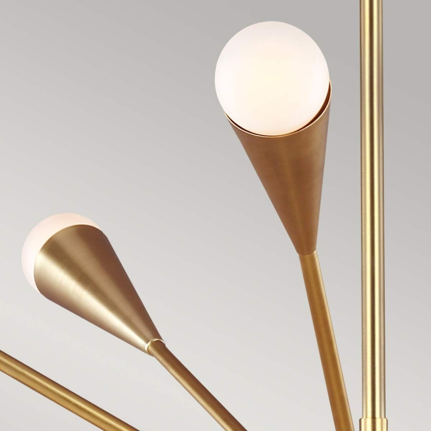 Feiss - LED pendelljuskrona JAX 10xG9/3W/230V guld