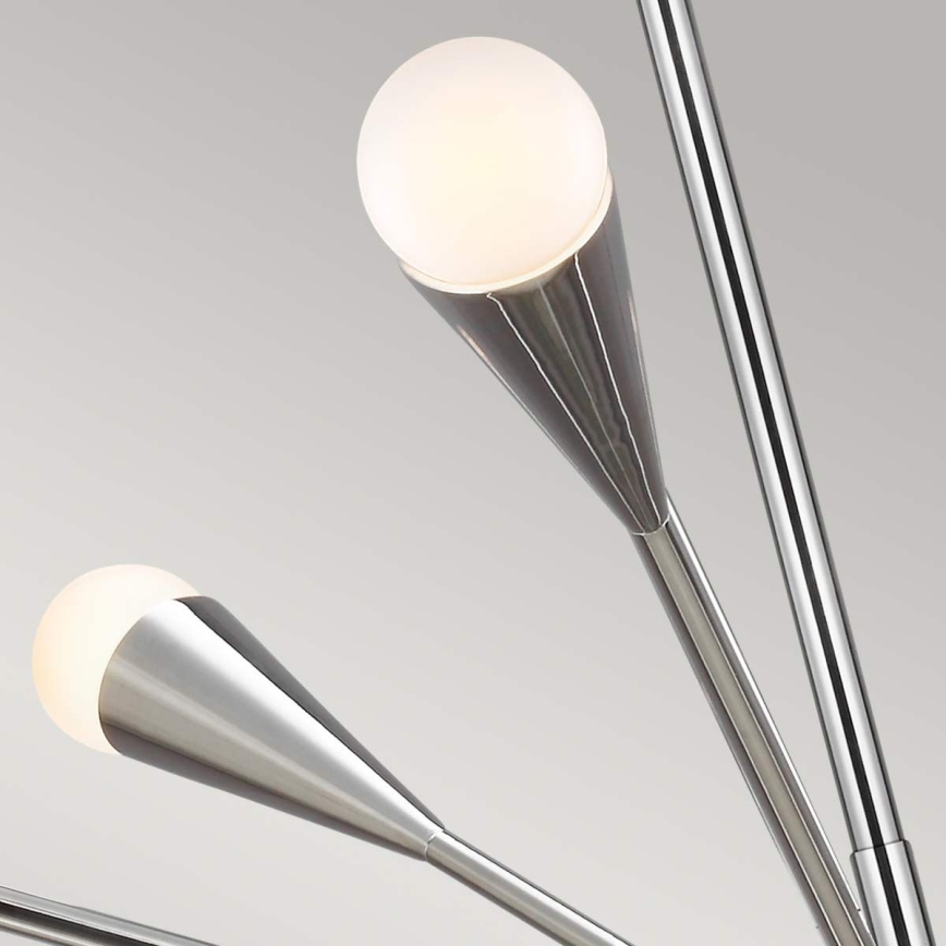 Feiss - LED pendelljuskrona JAX 10xG9/3W/230V skinande krom