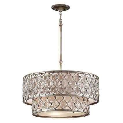 Feiss - Pendelkrona LUCIA 6xE27/60W/230V