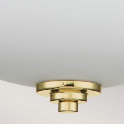 Feiss - Badrumstaklampa MALIBU 2xE27/60W/230V IP44 guldig