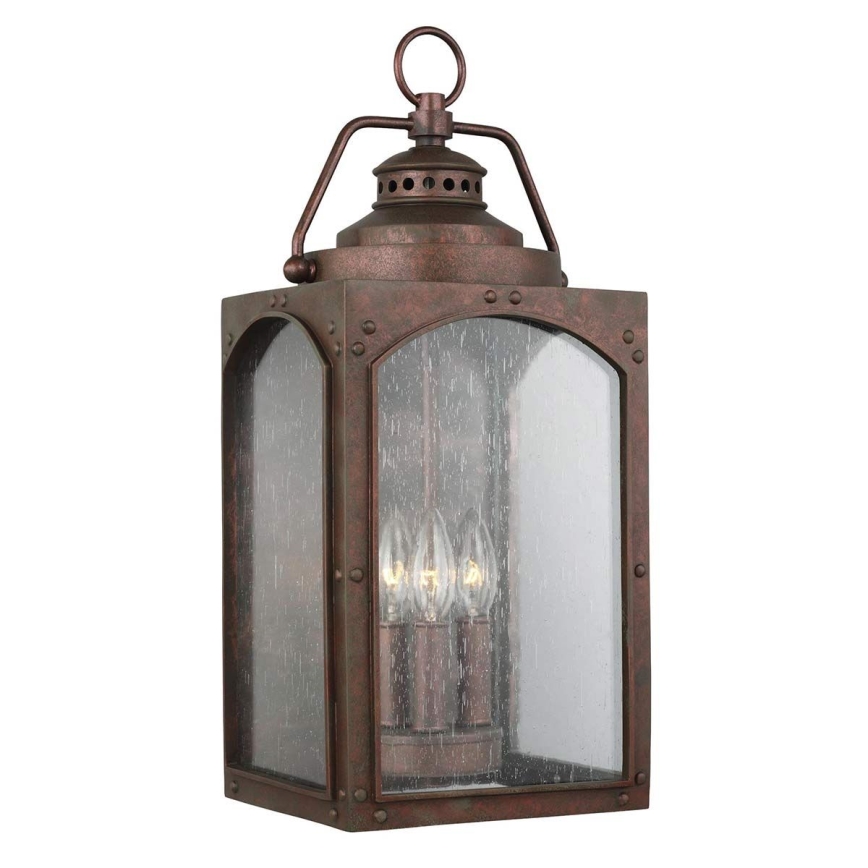 Feiss - Vägglampa för utomhusbruk RANDHURST 3xE14/40W/230V IP44