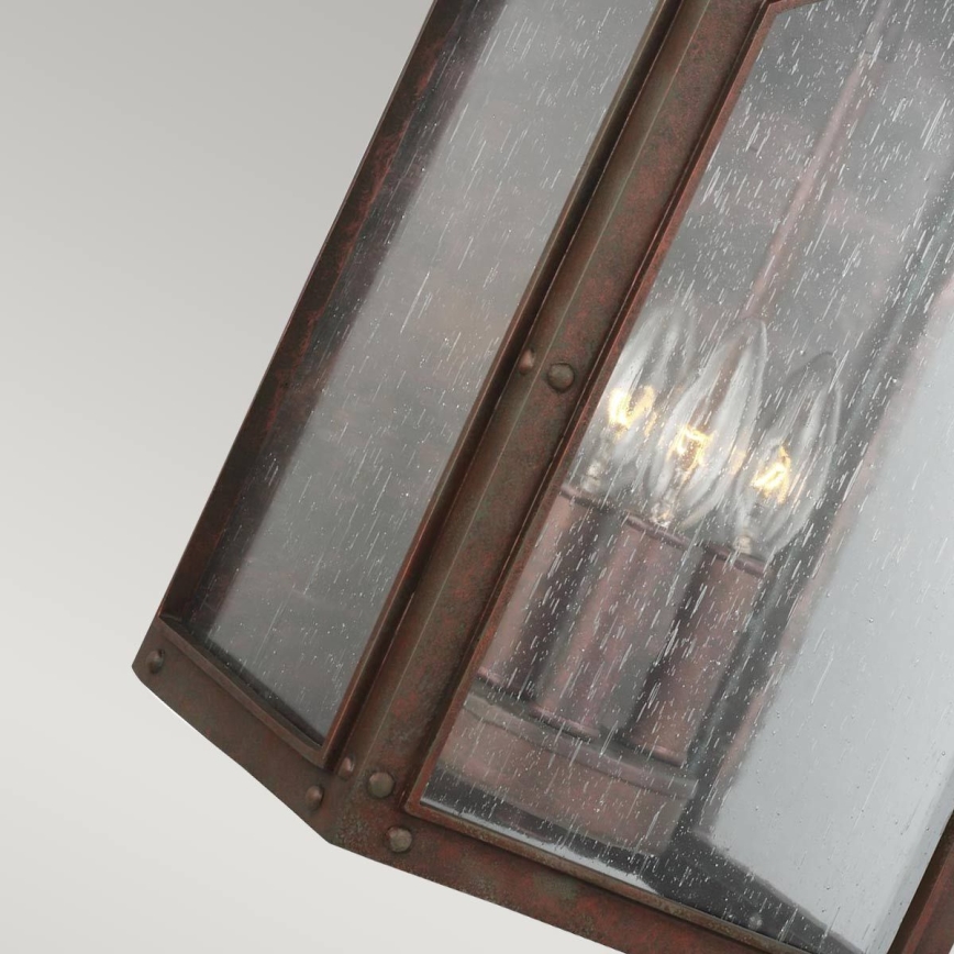 Feiss - Vägglampa för utomhusbruk RANDHURST 3xE14/40W/230V IP44