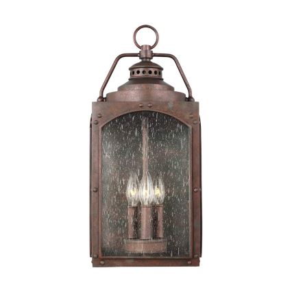 Feiss - Vägglampa för utomhusbruk RANDHURST 3xE14/40W/230V IP44