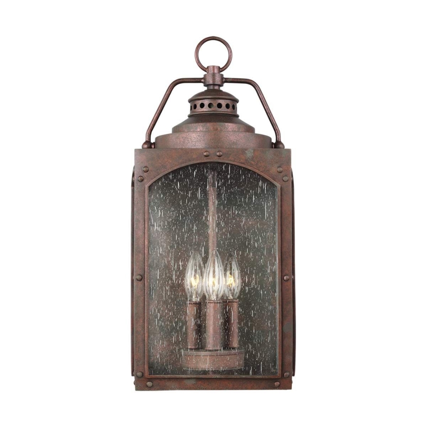 Feiss - Vägglampa för utomhusbruk RANDHURST 3xE14/40W/230V IP44