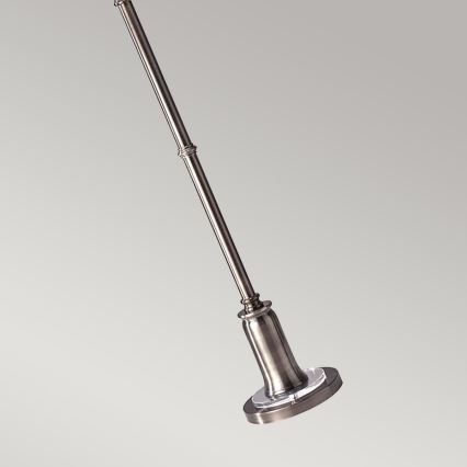 Feiss - Golvlampa STATEROOM 2xE27/60W/230V silver