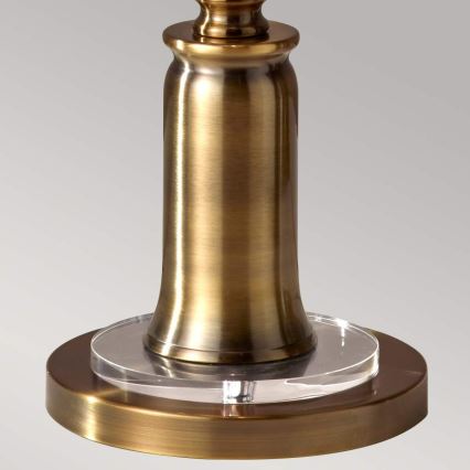 Feiss - Golvlampa STATEROOM 2xE27/60W/230V mässing