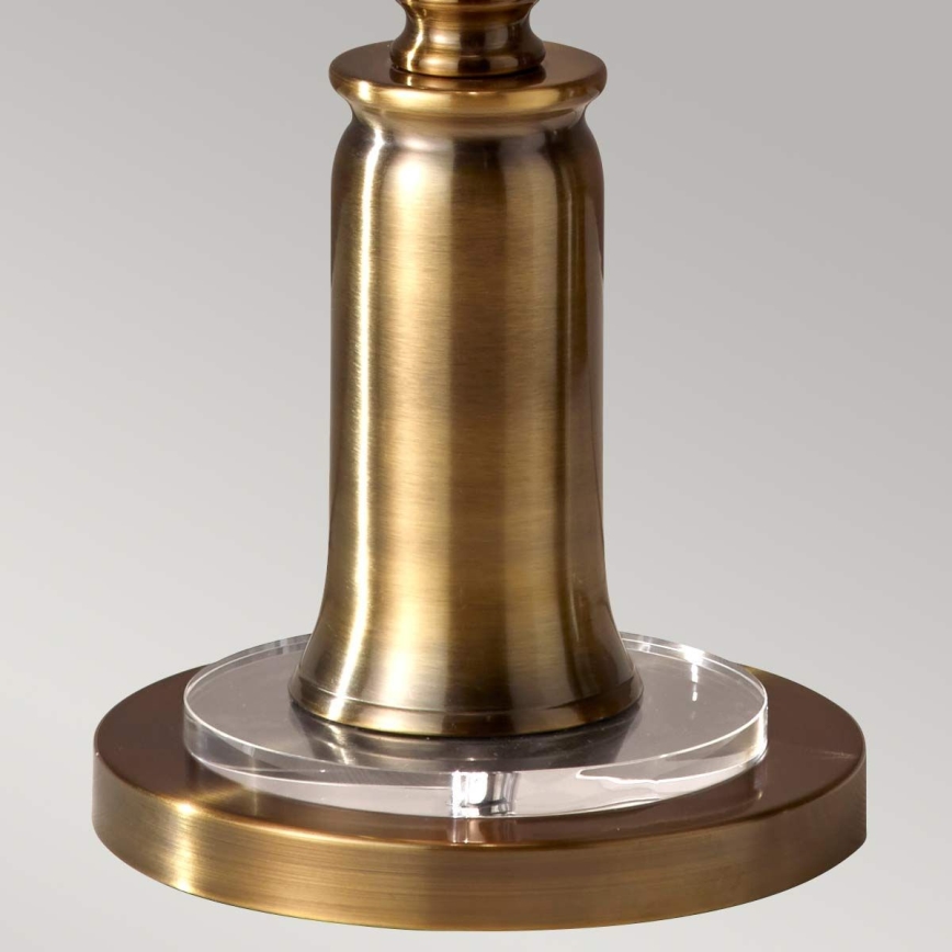 Feiss - Golvlampa STATEROOM 2xE27/60W/230V mässing