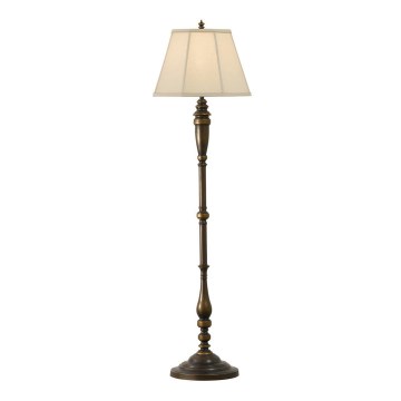 Feiss - Golv lampa LINCOLNDALE 1xE27/60W/230V brons/beige