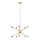 Feiss - LED pendelljuskrona JAX 10xG9/3W/230V guld