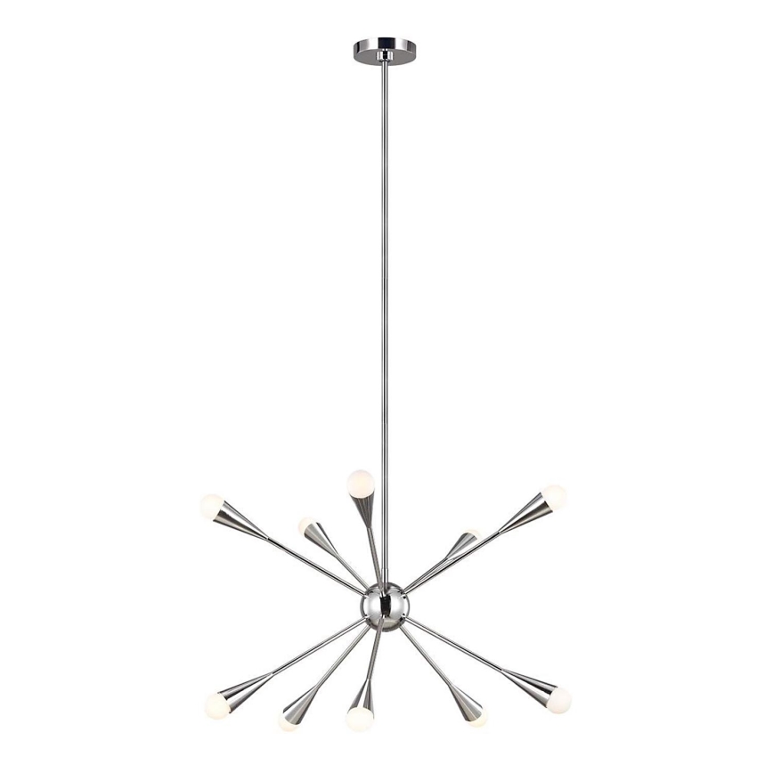 Feiss - LED pendelljuskrona JAX 10xG9/3W/230V skinande krom