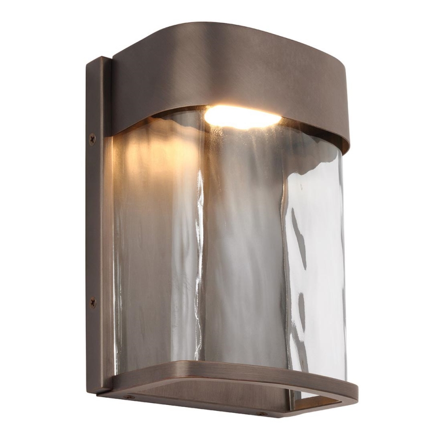 Feiss - LED vägglampa för utomhusbruk BENNIE LED/14W/230V IP44 brons