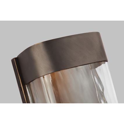 Feiss - LED vägglampa för utomhusbruk BENNIE LED/14W/230V IP44 brons