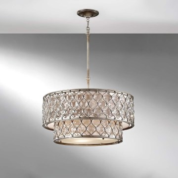 Feiss - Pendelkrona LUCIA 6xE27/60W/230V