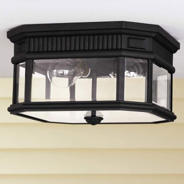 Feiss - Taklampa för utomhusbruk COTSWOLD LANE 2xE27/60W/230V IP44