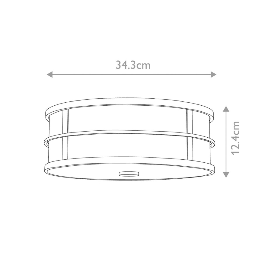 Feiss - Taklampa FUSION 3xE27/60W/230V