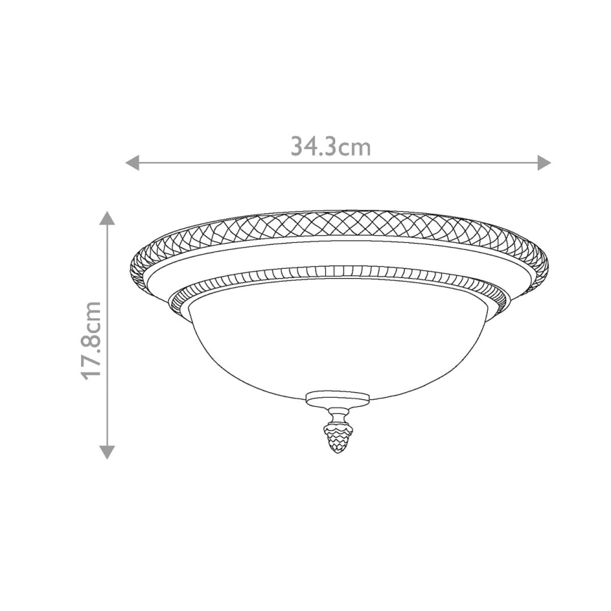 Feiss - Taklampa KELHAM HALL 2xE27/60W/230V