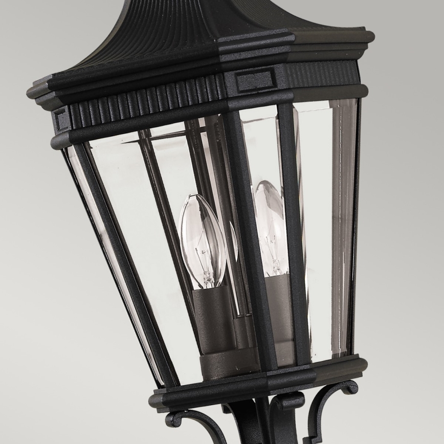 Feiss - Utomhus ljuskrona på kedja  COTSWOLD LANE 2xE14/60W/230V svart