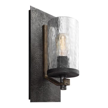 Feiss - Vägglampa ANGELO 1xE27/60W/230V svart
