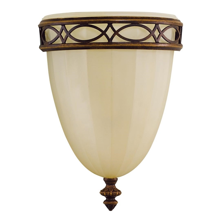 Feiss - Vägglampa DRAWING ROOM 1xE27/60W/230V brons
