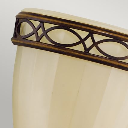 Feiss - Vägglampa DRAWING ROOM 1xE27/60W/230V brons
