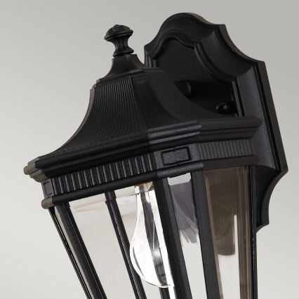 Feiss - Vägglampa för utomhusbruk COTSWOLD LANE 1xE27/100W/230V IP44 svart