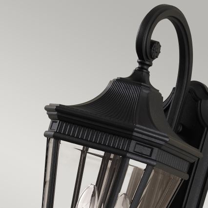 Feiss - Vägglampa för utomhusbruk COTSWOLD LANE 2xE14/60W/230V IP44 svart
