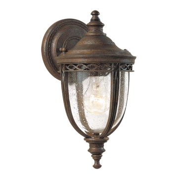 Feiss - Vägglampa för utomhusbruk ENGLISH BRIDLE 1xE27/60W/230V IP44