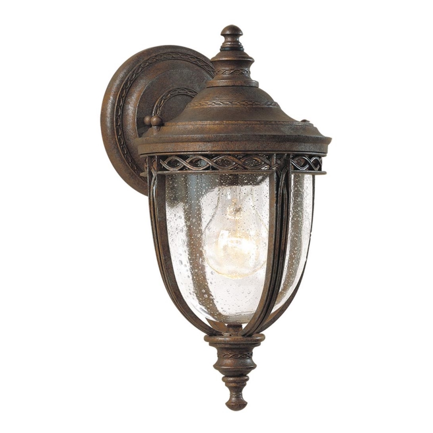 Feiss - Vägglampa för utomhusbruk ENGLISH BRIDLE 1xE27/60W/230V IP44