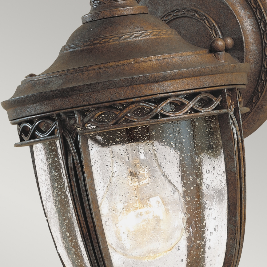 Feiss - Vägglampa för utomhusbruk ENGLISH BRIDLE 1xE27/60W/230V IP44
