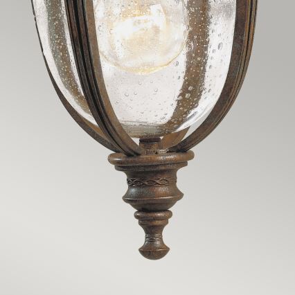 Feiss - Vägglampa för utomhusbruk ENGLISH BRIDLE 1xE27/60W/230V IP44