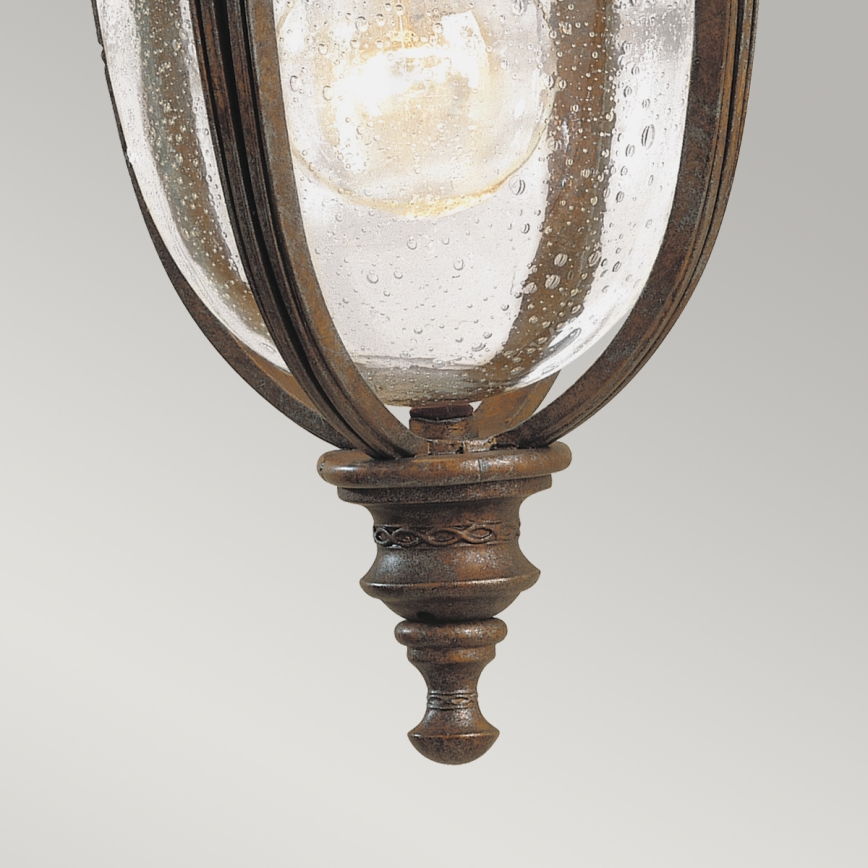 Feiss - Vägglampa för utomhusbruk ENGLISH BRIDLE 1xE27/60W/230V IP44